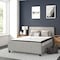 Flash Furniture Full Size Lt Gray Fabric Platform Bed & Mattress HG-BM10-26-GG - alternate 1